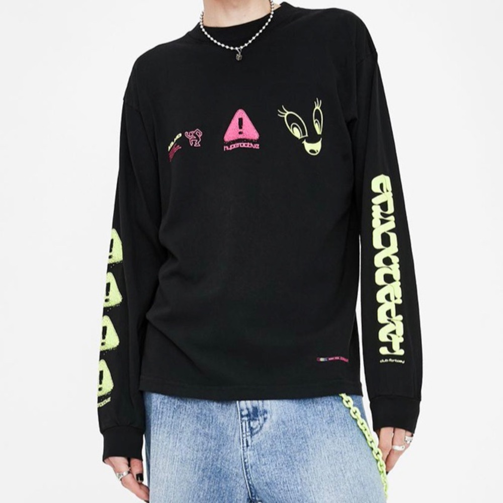 NWT Club Fantasy Hyperactive L/S Tee